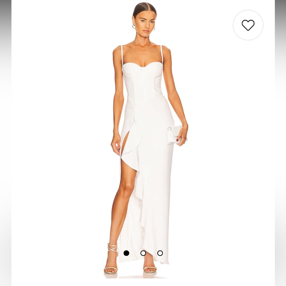 Katie May Eros Gown in Ivory - white dress